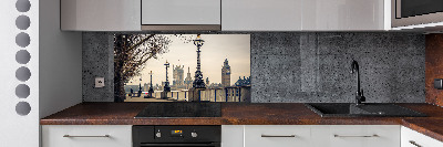 Panel de pared de cocina Londres en otoño