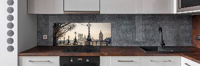 Panel de pared de cocina Londres en otoño