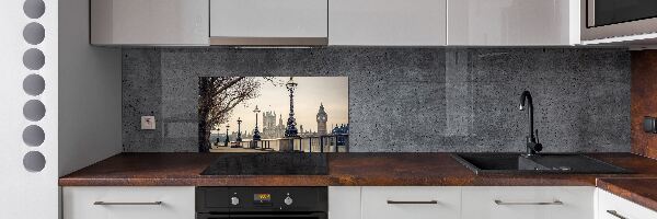 Panel de pared de cocina Londres en otoño