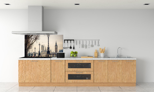 Panel de pared de cocina Londres en otoño