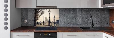 Panel de pared de cocina Londres en otoño