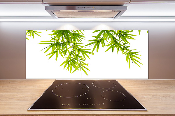 Panel de pared de cocina hojas de bambú