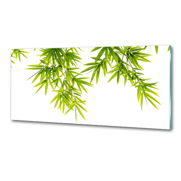 Panel de pared de cocina hojas de bambú