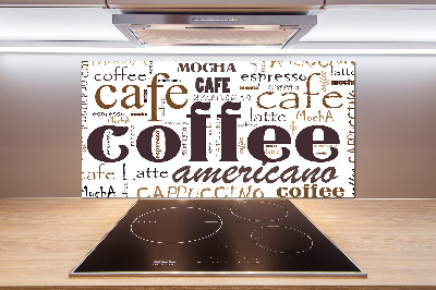 Panel de pared de cocina Café