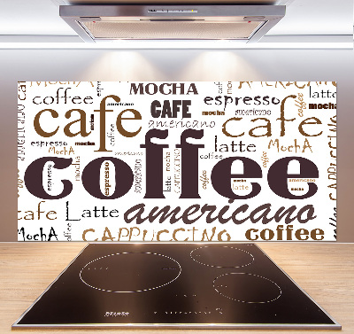 Panel de pared de cocina Café