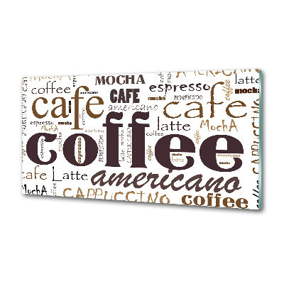 Panel de pared de cocina Café