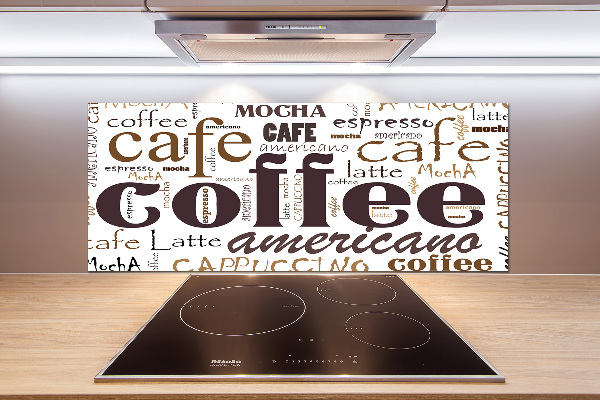 Panel de pared de cocina Café