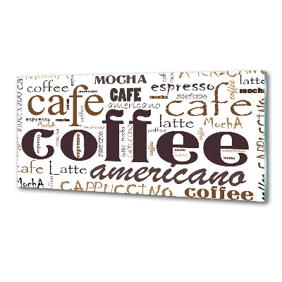 Panel de pared de cocina Café