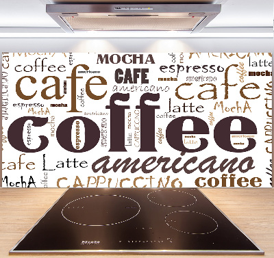 Panel de pared de cocina Café