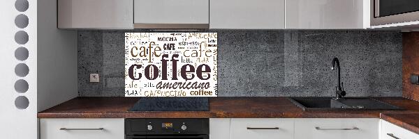 Panel de pared de cocina Café