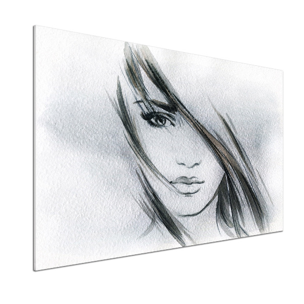 Panel para cocina Retrato de una mujer