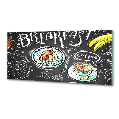 Panel między meble w kuchni Śniadanie