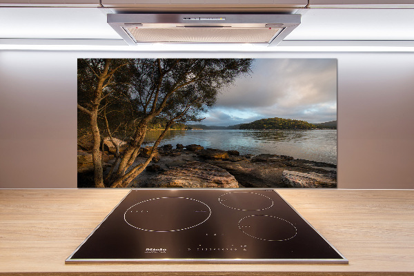 Panel do kuchni Drzewo nad rzeką