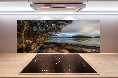 Panel do kuchni Drzewo nad rzeką