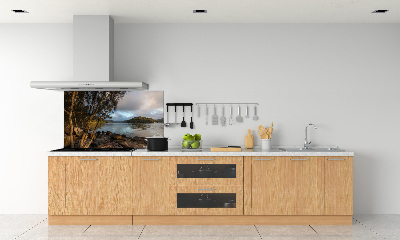 Panel do kuchni Drzewo nad rzeką