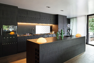 Panel de pared de cocina Fondo de hexágonos