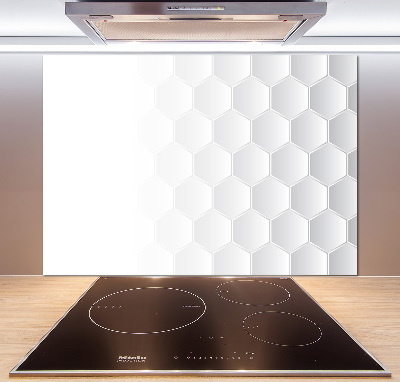 Panel de pared de cocina Fondo de hexágonos
