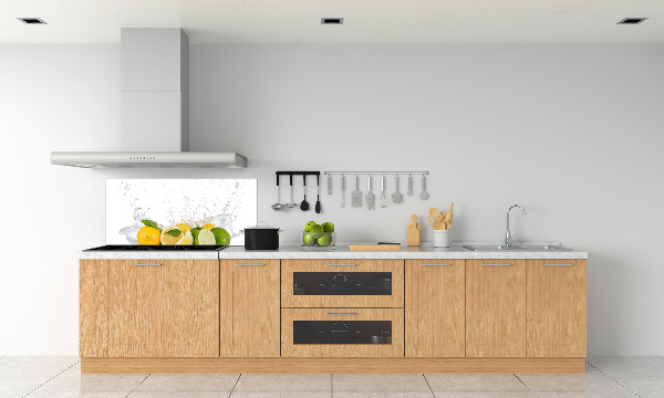 Panel antisalpicaduras Cítricos y agua