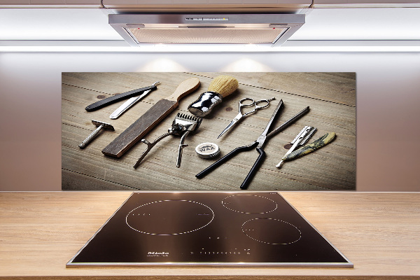 Panel do kuchni Męski fryzjer