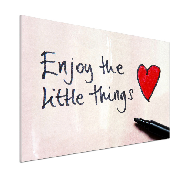 Panel antisalpicaduras Pequeñas cosas