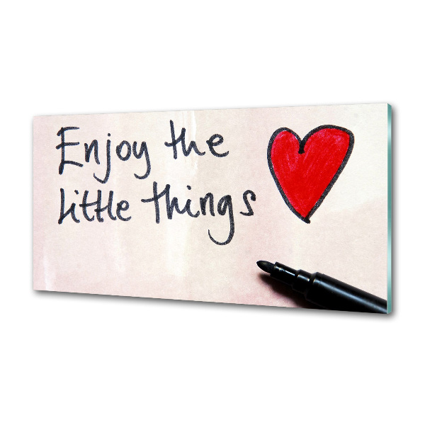 Panel antisalpicaduras Pequeñas cosas