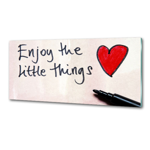 Panel antisalpicaduras Pequeñas cosas