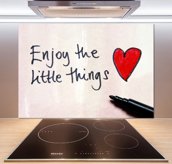 Panel dekor szkło Małe rzeczy