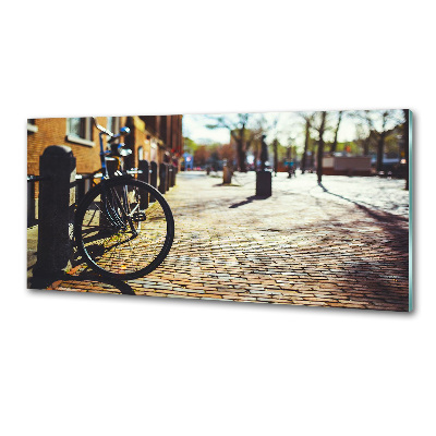 Panel lacobel Rower w Amsterdamie