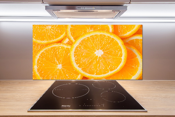Panel para cocina rodajas de naranja