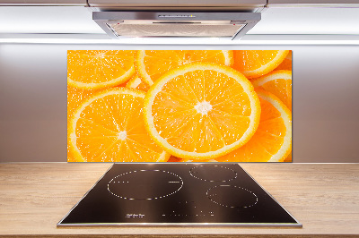Panel para cocina rodajas de naranja
