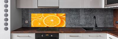Panel para cocina rodajas de naranja