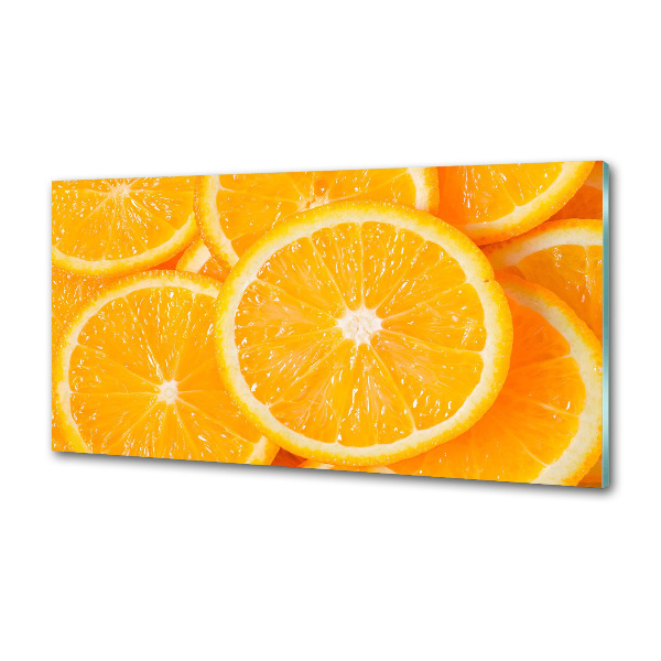 Panel para cocina rodajas de naranja
