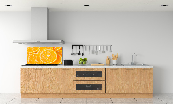 Panel para cocina rodajas de naranja