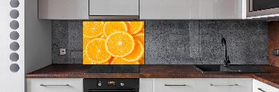 Panel para cocina rodajas de naranja