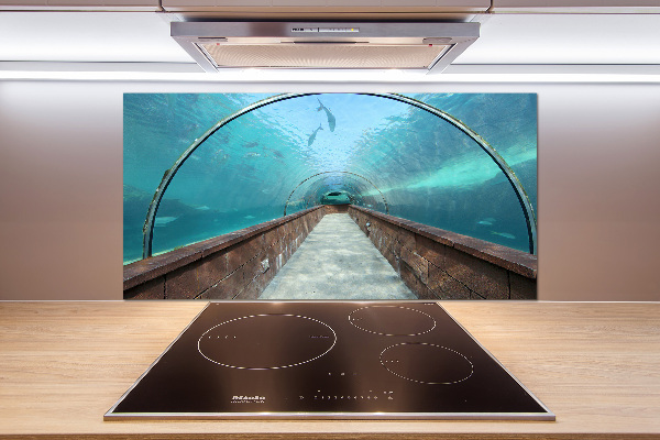 Salpicadero para cocina Túnel del acuario