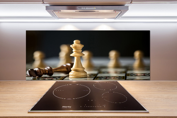 Panel szklany do kuchni Szachy