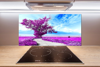 Salpicadero de cocina Árbol y camino