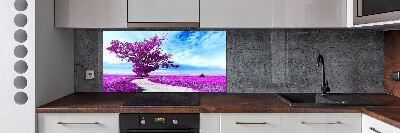 Salpicadero de cocina Árbol y camino