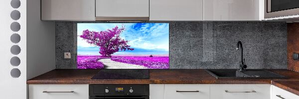 Salpicadero de cocina Árbol y camino