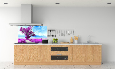 Salpicadero de cocina Árbol y camino