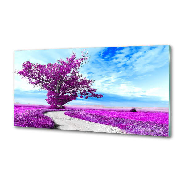 Salpicadero de cocina Árbol y camino