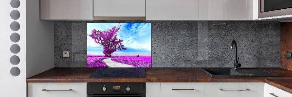 Salpicadero de cocina Árbol y camino