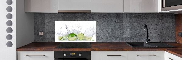 Panel de pared de cocina Limas y agua