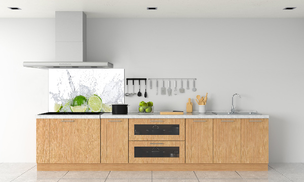 Panel de pared de cocina Limas y agua