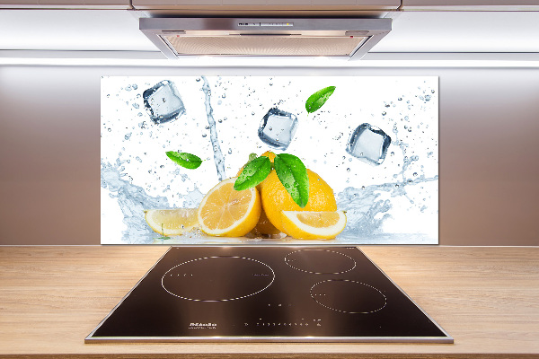 Panel para cocina Limones con hielo