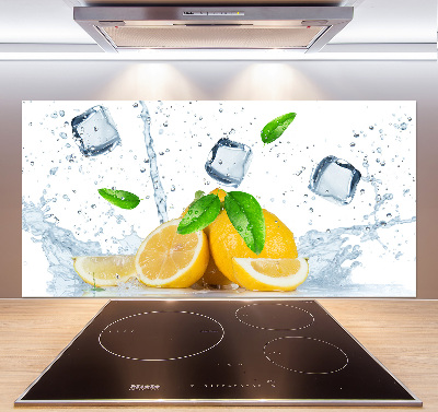 Panel para cocina Limones con hielo