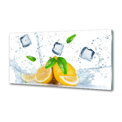 Panel para cocina Limones con hielo