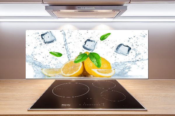 Panel para cocina Limones con hielo