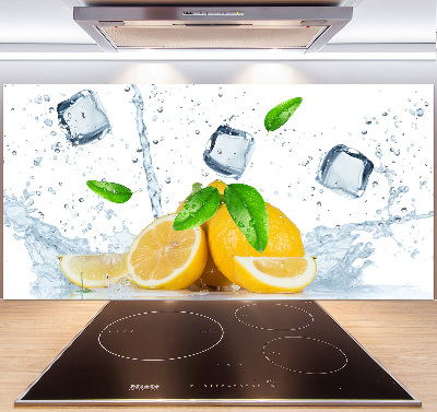 Panel para cocina Limones con hielo