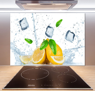 Panel para cocina Limones con hielo